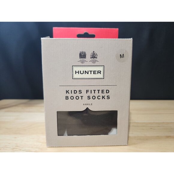 Hunter Fitted Boot Kids Socks Ankle size M - Picture 1 of 4